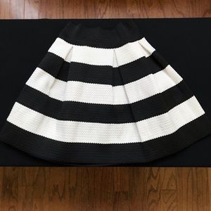 Black and white skirt